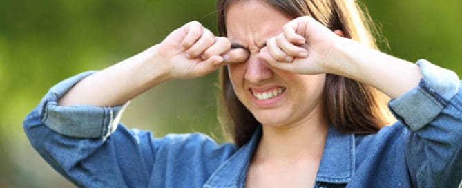 juckende augen