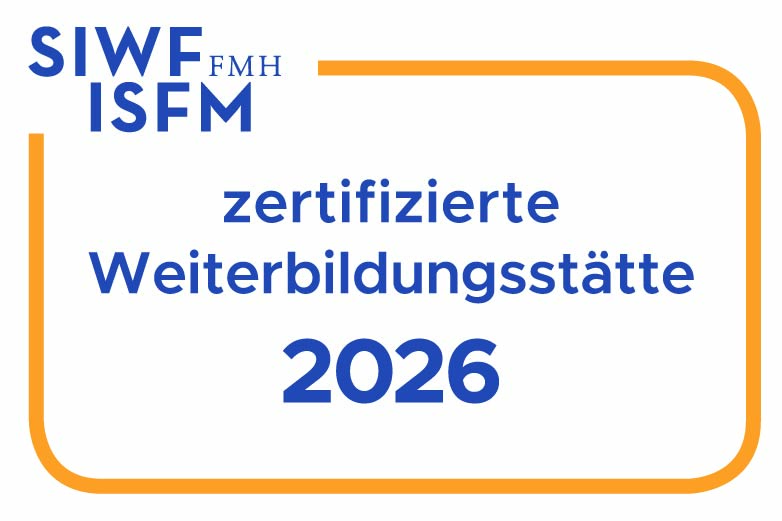 SIWF ISFM FMH zertifizierte Weiterbildungsstätte 2026
